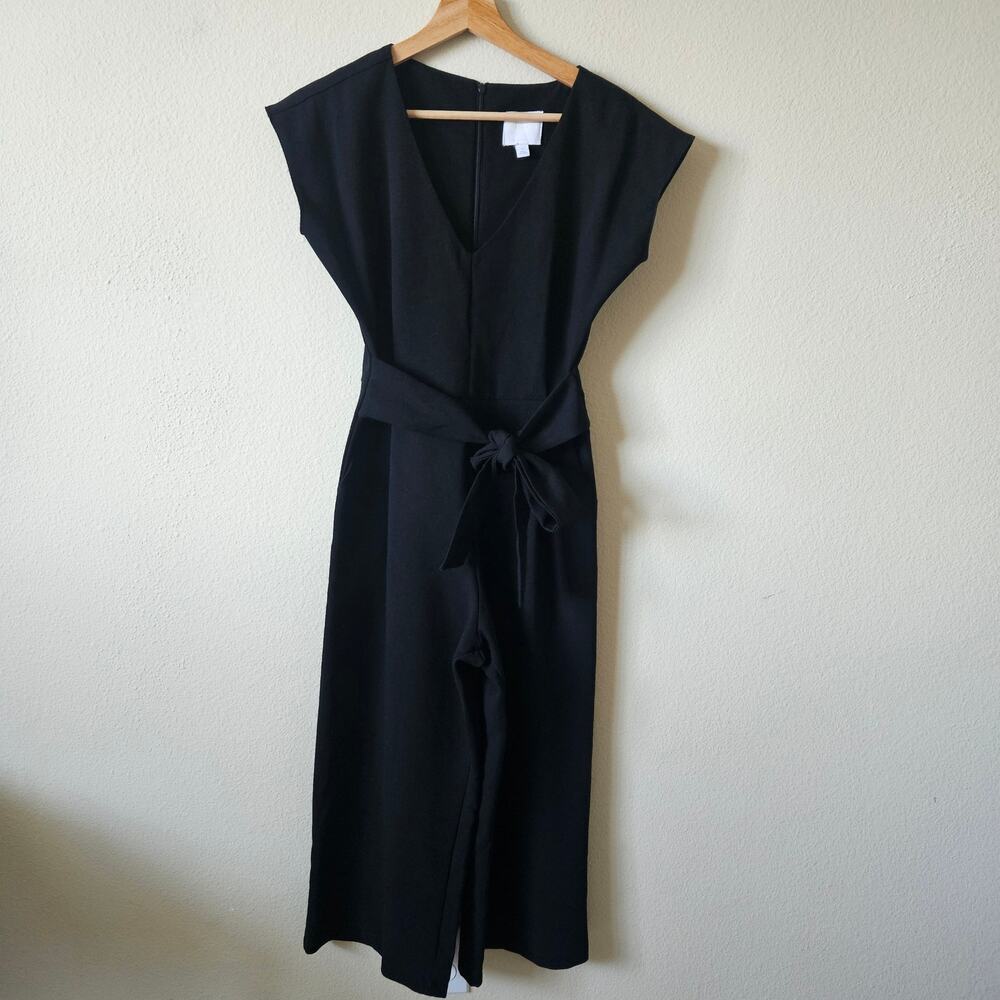 Ett:Twa by Anthropologie Sedona Jumpsuit XS Black